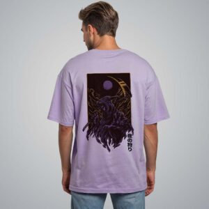 Death Reaper Pure Cotton Oversized Graphic Print T-shirts For Men & Women
