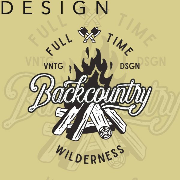 Backcountry Wooden Fire Printed T-shirt - Image 4
