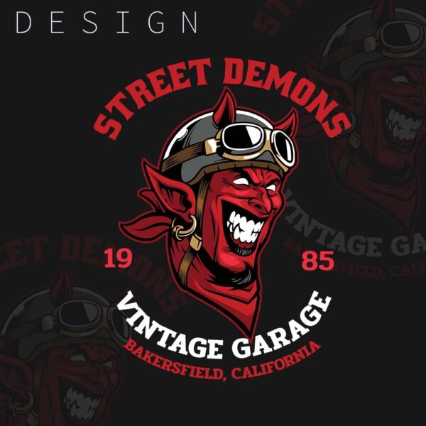 Street demon Regular Printed T-shirt - Image 4