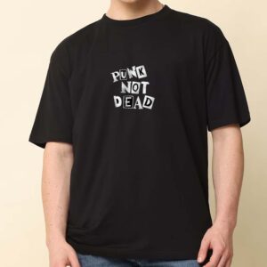 PUNK YOU Pure Cotton Oversized Graphic Print T-shirts For Men & Women