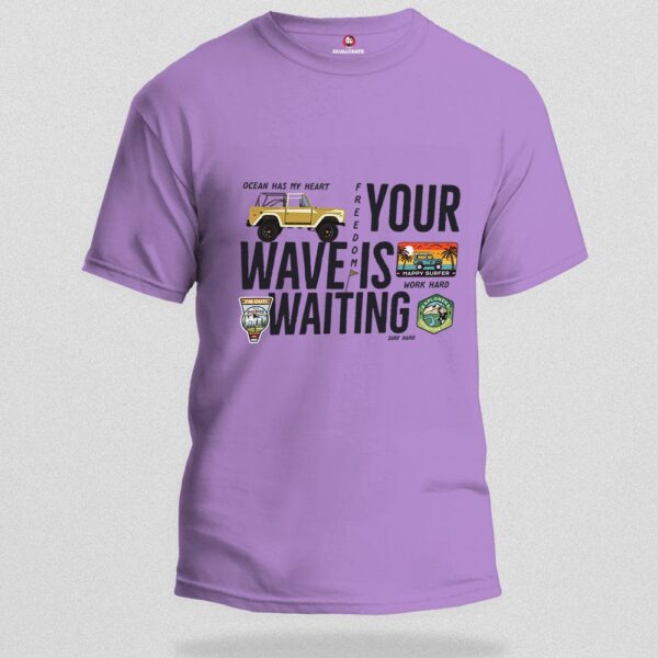 Your Wave Is Regular Graphic Printed T-shirt - Image 6