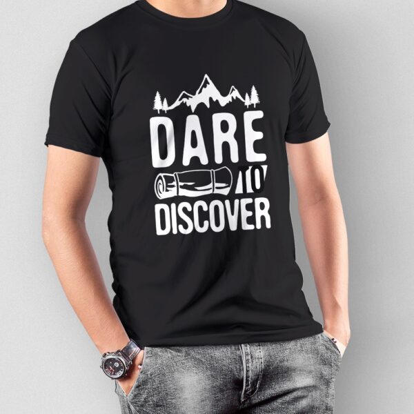 Dare To Discover Regular Printed T-shirt