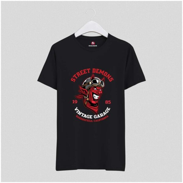 Street demon Regular Printed T-shirt - Image 3