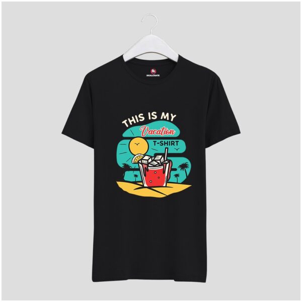 Vacation tee Regular Graphic Printed Tshirt - Image 6