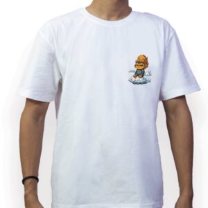 Monkey King Pure Cotton Oversized Graphic Print T-shirts For Men & Women