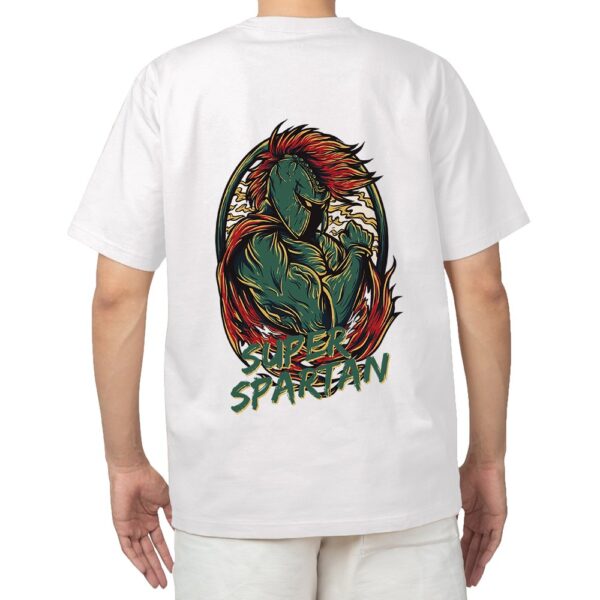 Super Spartan Pure Cotton Oversized Graphic Print T-shirts For Men & Women